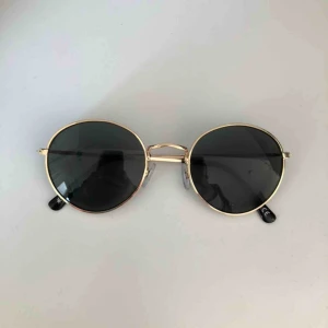  - Solglasögon med gulddetalj 