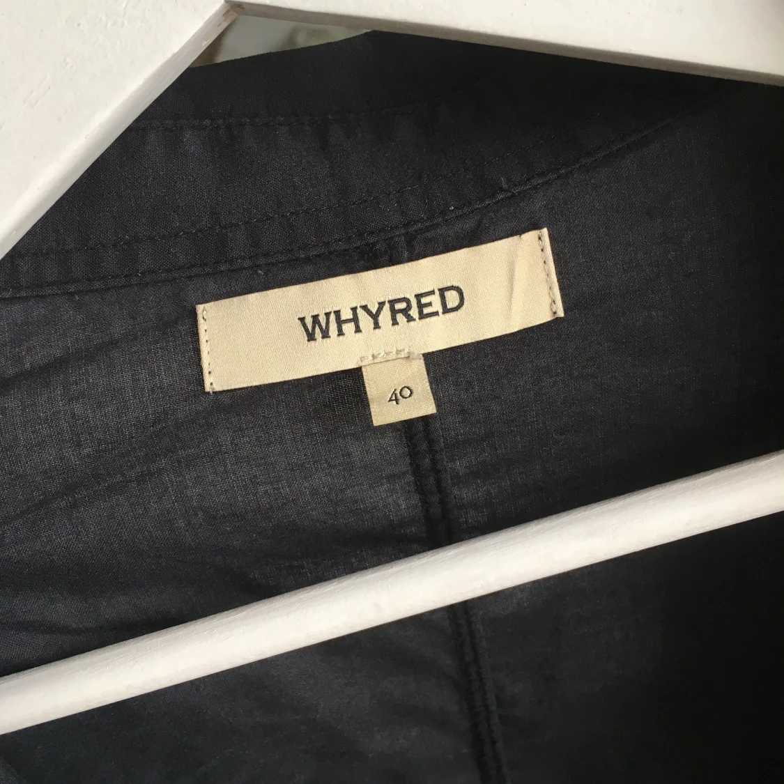 Whyred skjorta svart storlek 40 - 90