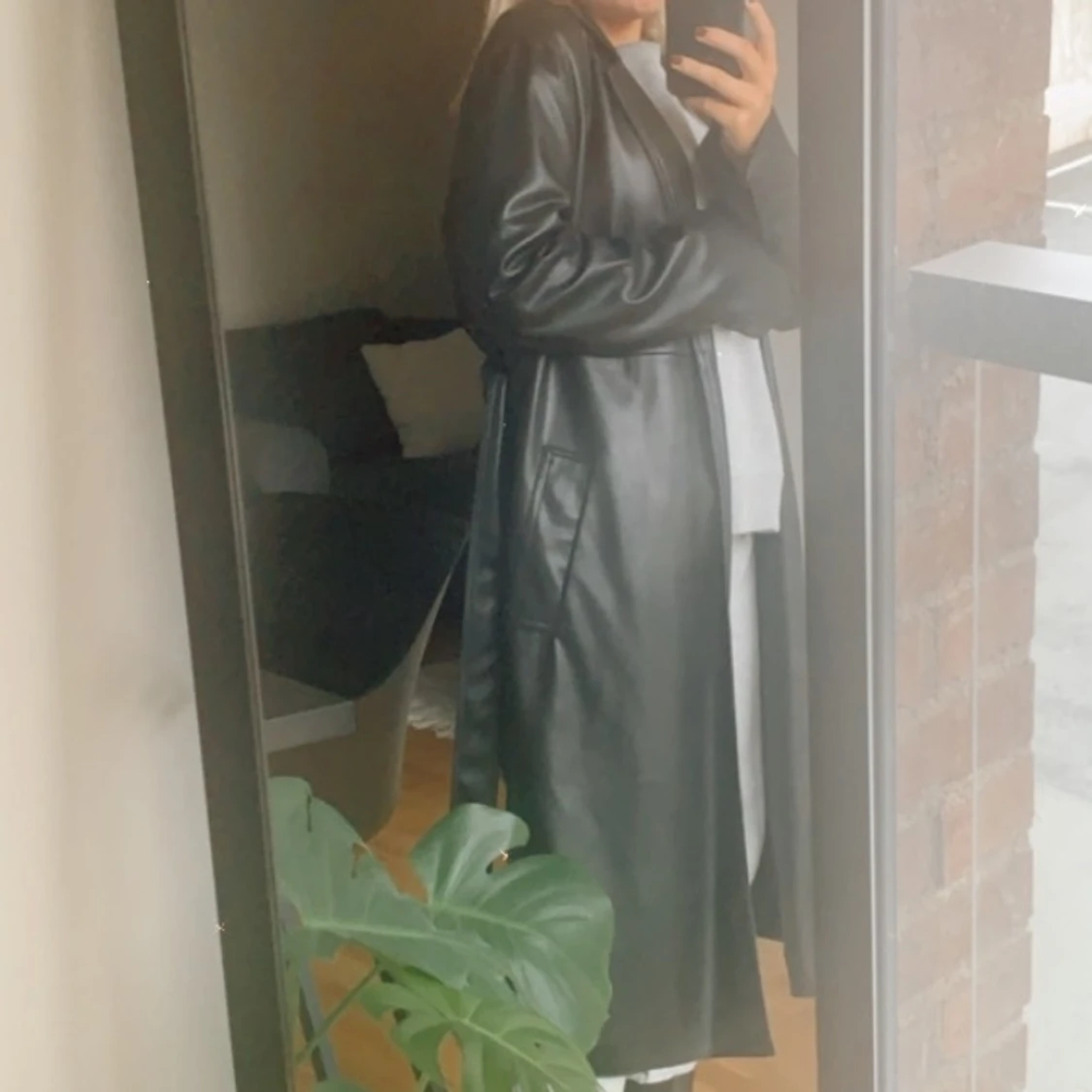 Zara Faux Leather Trench  - 91