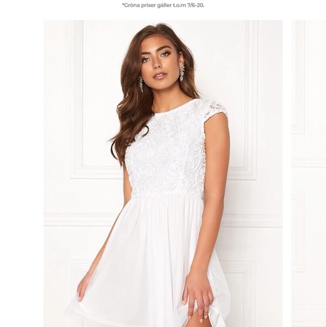 Ayla Dress White från Bubbleroom