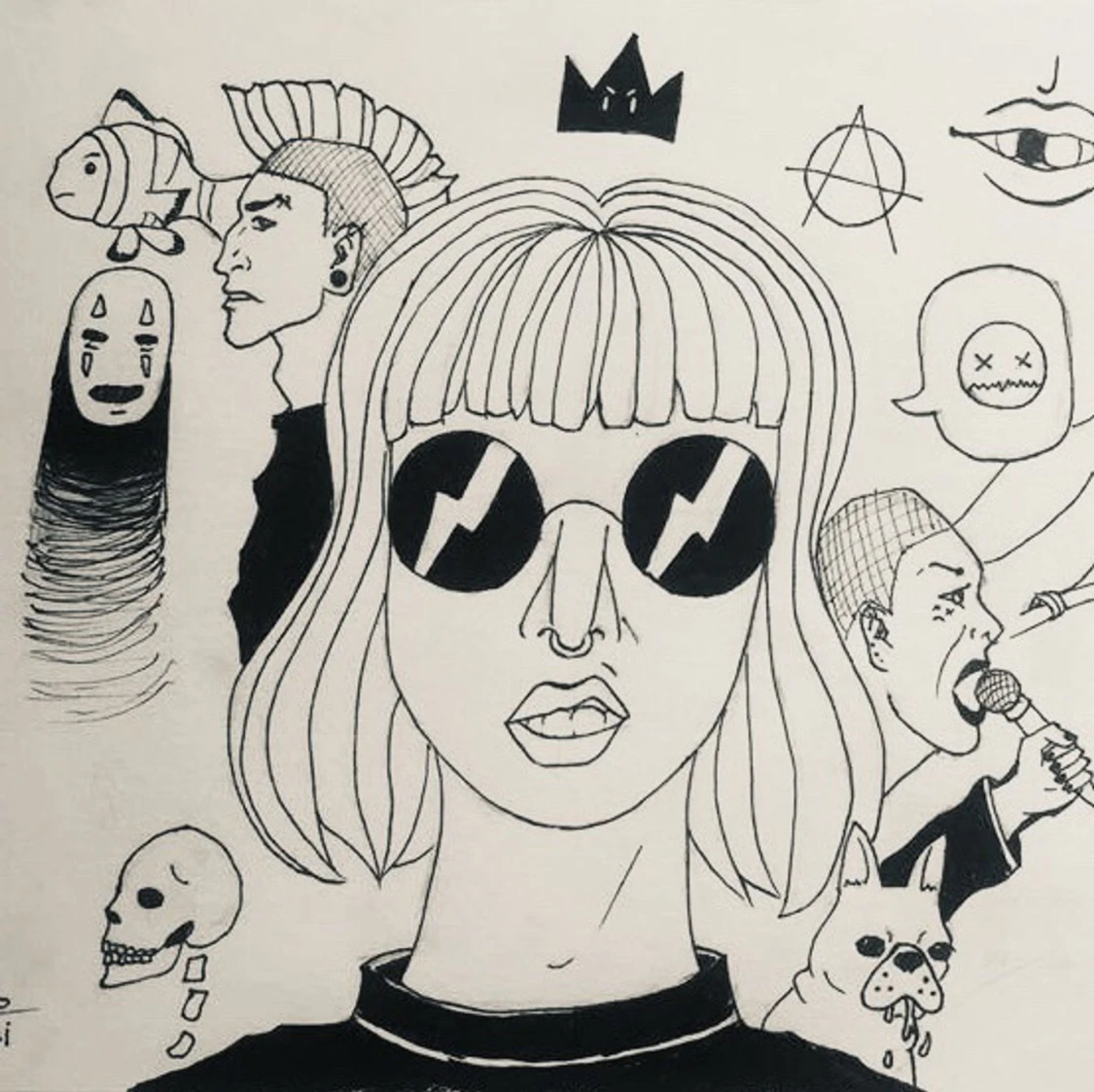 Ritar bild på dig 100% går till BLM - 91