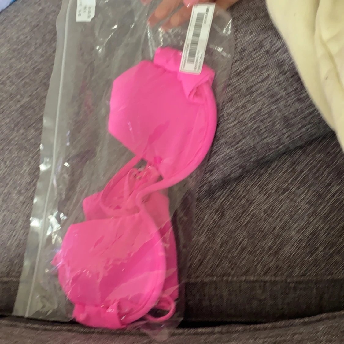 Jättesnygg rosa bikini - 90