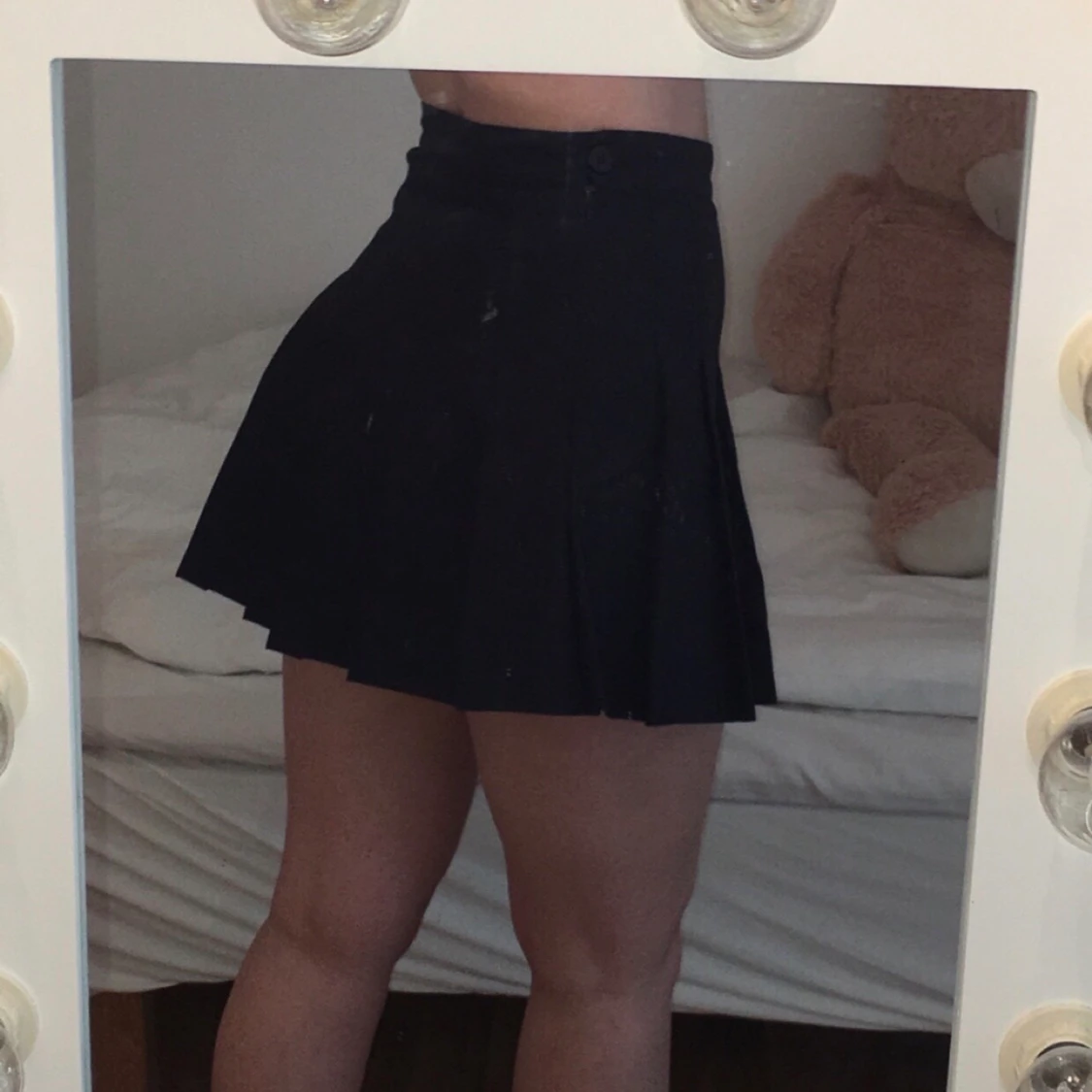 Mörkblå American Apparel kjol / strl S - 90