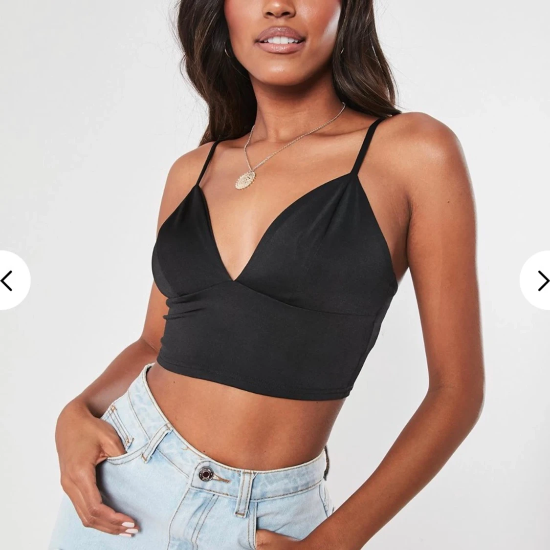 Svart bralette