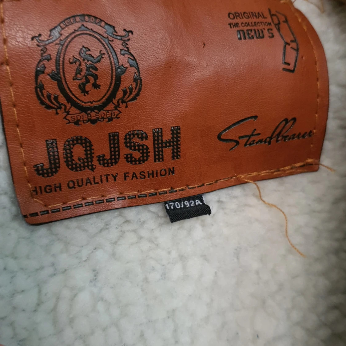 Jeansjacka med fluff - 90