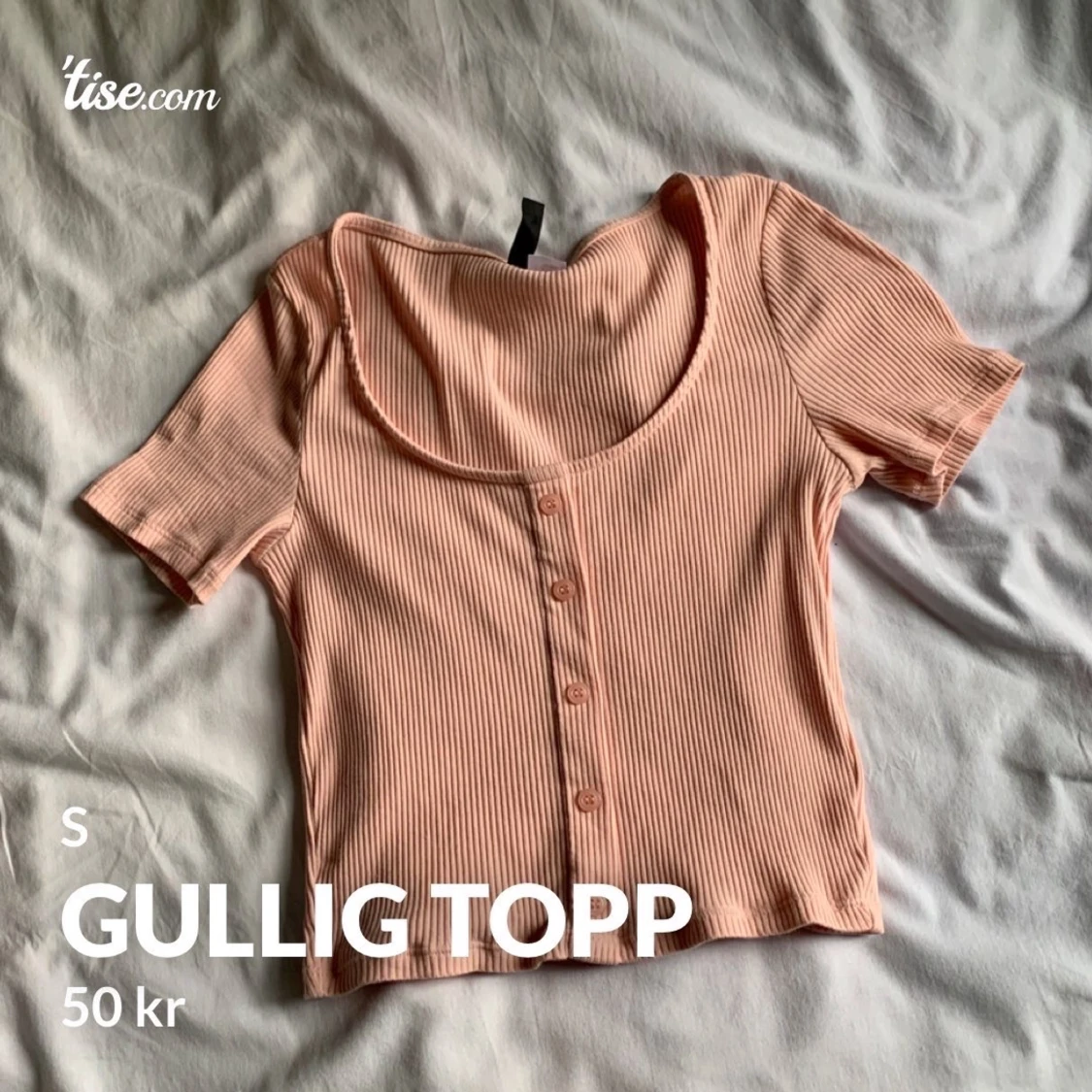 Gullig croptop