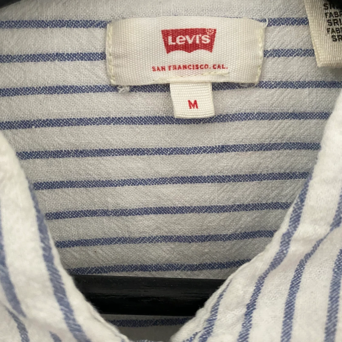 LEVI’s kortärmad randig skjorta - 90