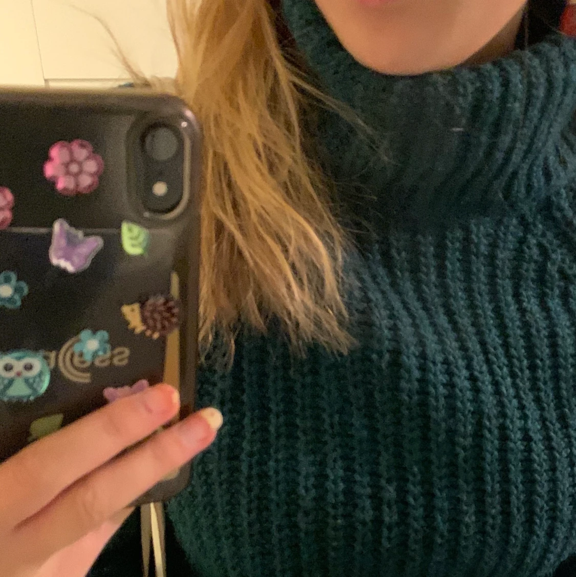 Stickad polotröja weekday  - 90