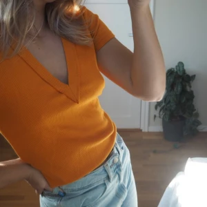 T-shirt - Orange t-shirt från zara. Höstig. Väldigt skönt material. Inte använd.