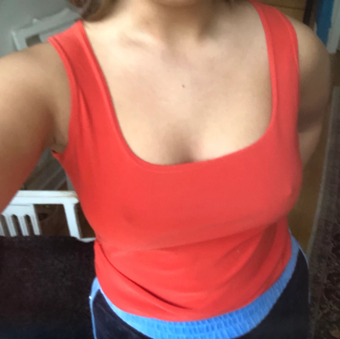 Fin top i korallfärg - 90