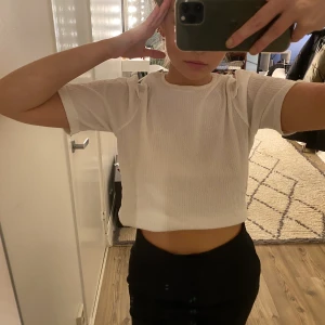 Blus från zara  - Vit super söt blus från zara. Aldrig använd så super bra skick! Ett ”ribbat” material, passar bra till allt! Köpare står för frakt. 
