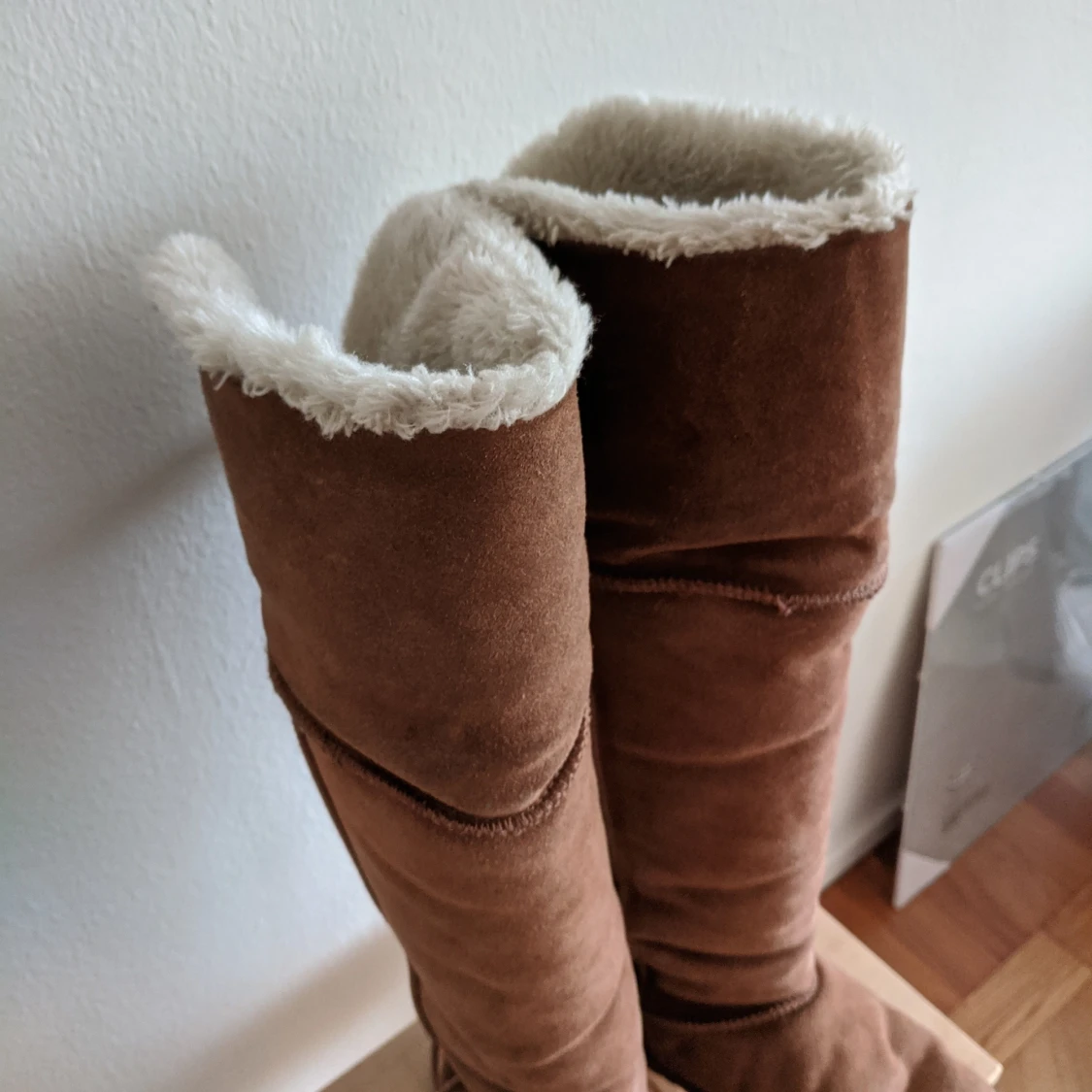 Stövlar i mocka med varmt foder - 90