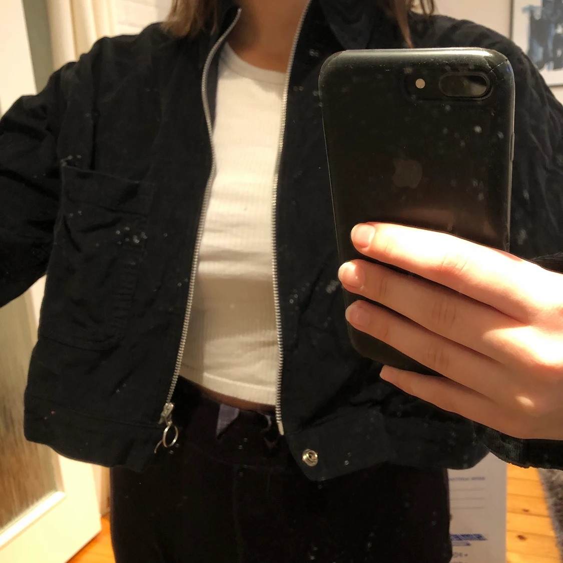 Svart Manchester jacka 