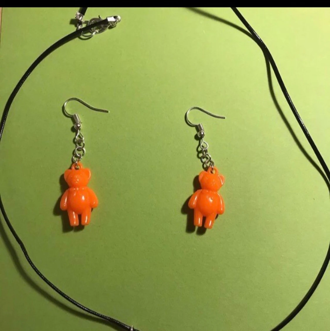 Nallebjörn halsband och örhängen