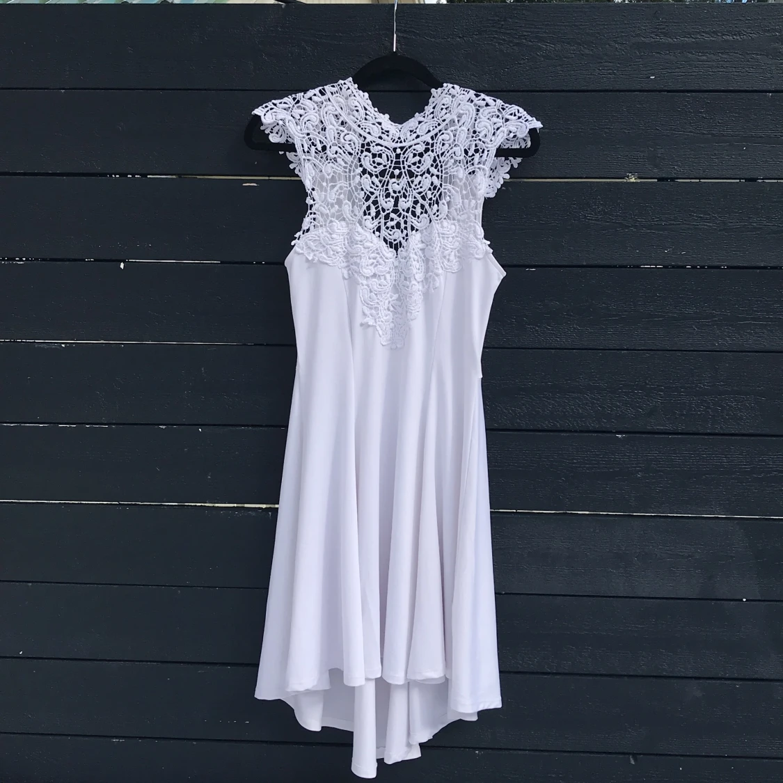 vit fest/sommarklännning storlek S