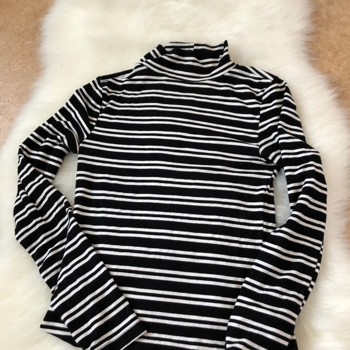 Randig långärmad tröja 