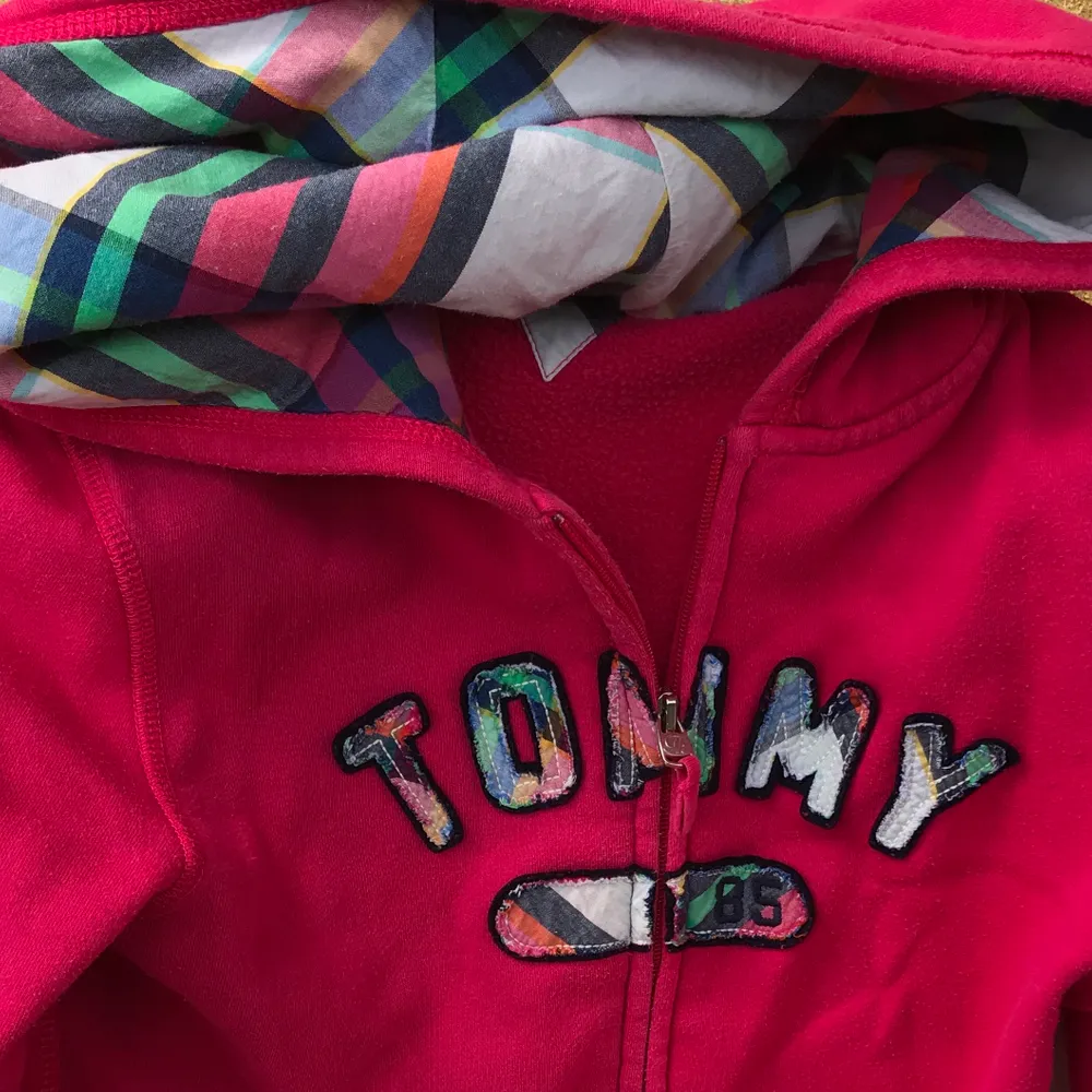 Tommy hoodie i jättefint skick. Detaljer på text och i luva. Hoodies.