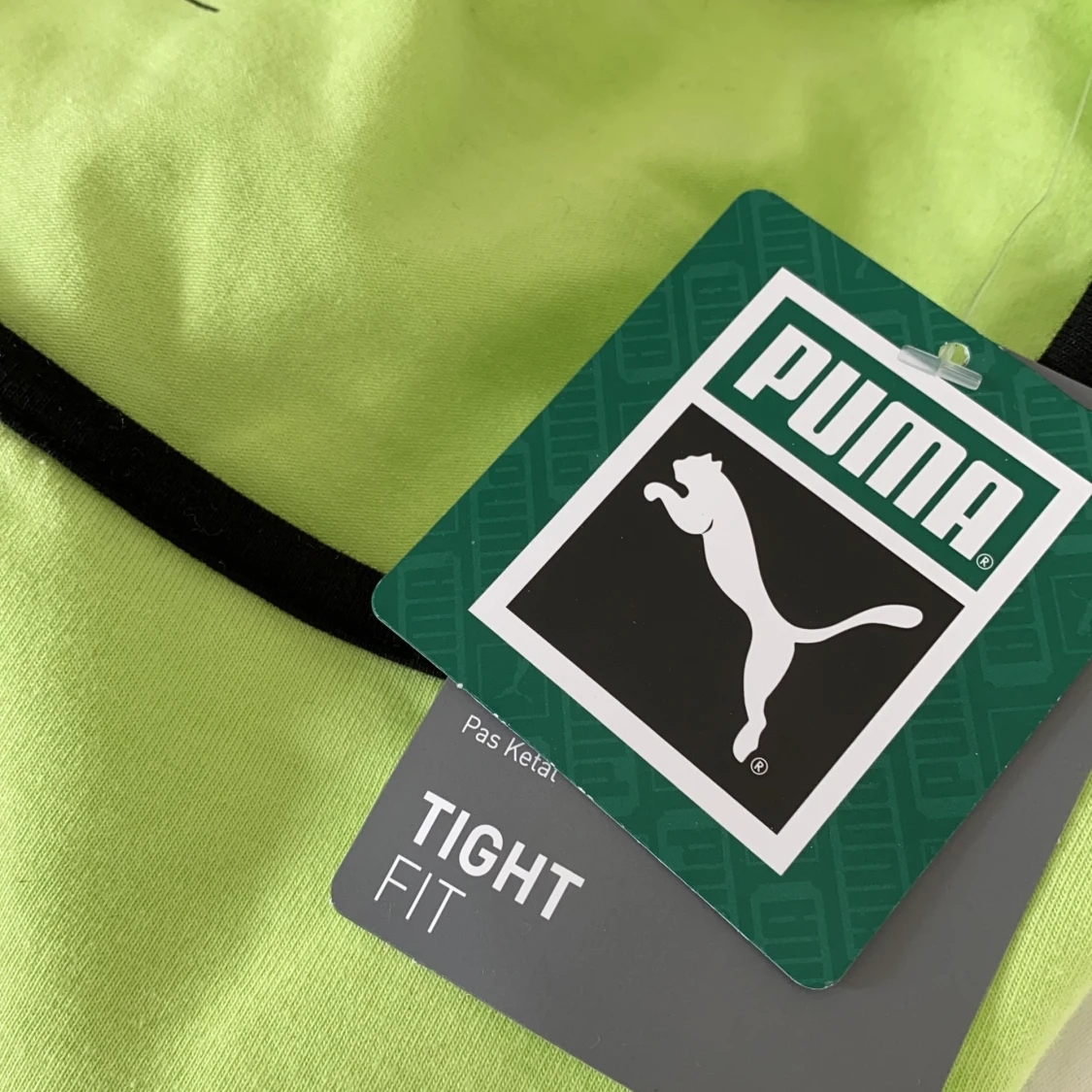 Neongrön Puma tröja - 90