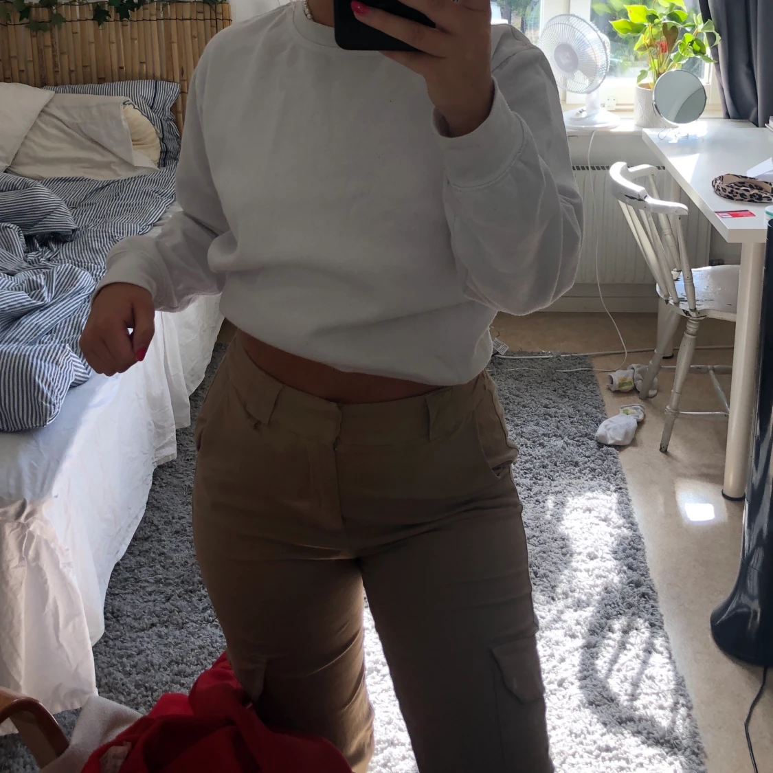 Beigea cargopants, Pull&Bear - 90