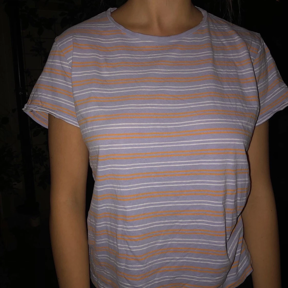 Randig t-shirt från Weekday