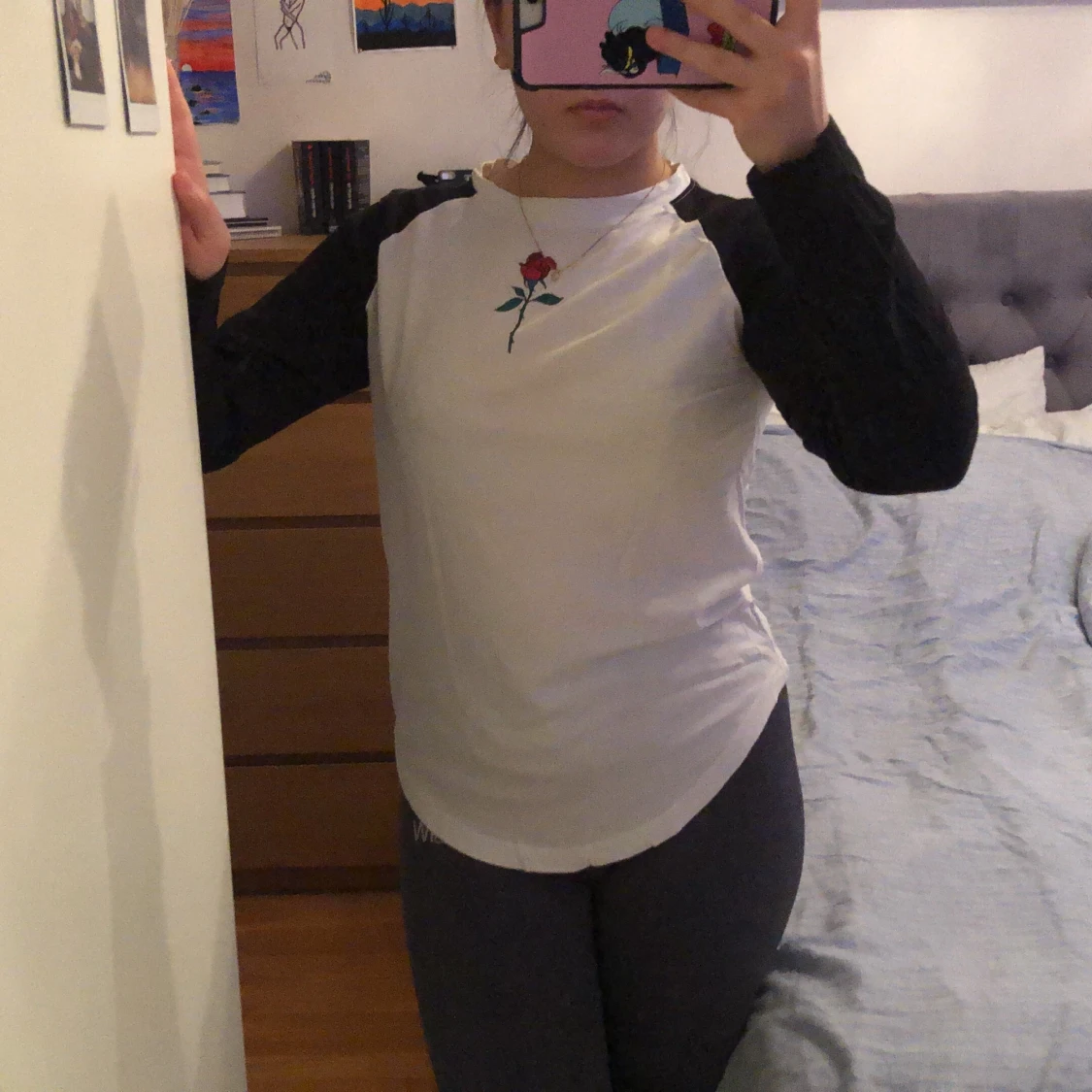 Långärmad tröja strl S/M - 90