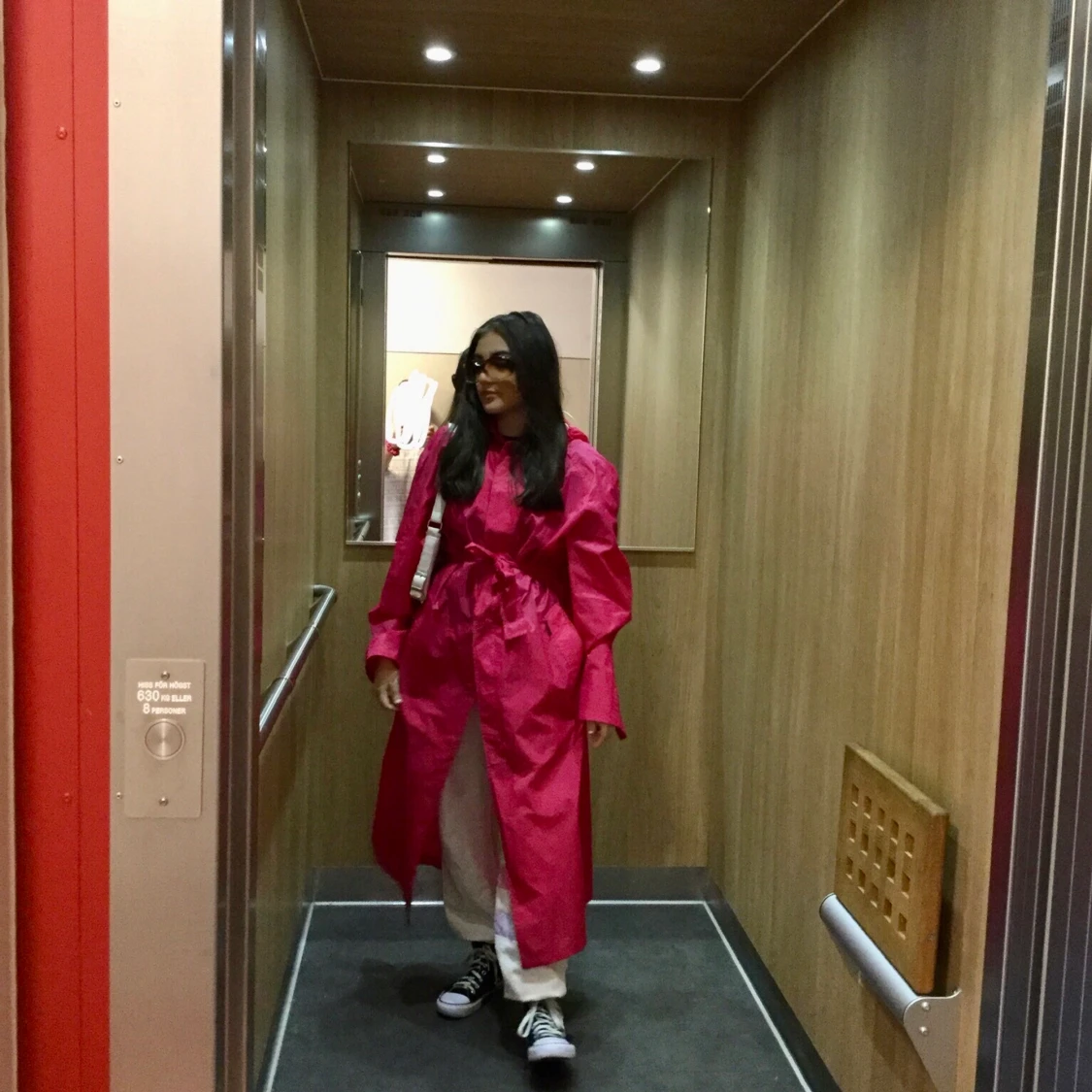 Stilig rosa regnjacka 💖✨