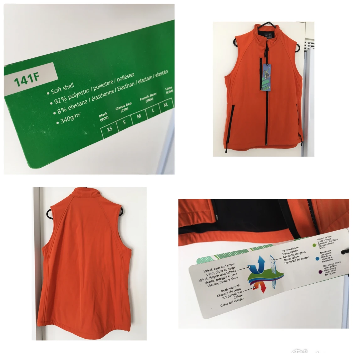 JERZEES vest i stl M - 91