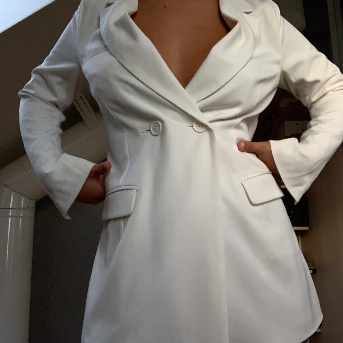 Vit Kavaj / Blazer  - 90