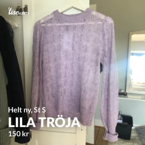 Tunn tröja - Lila snygg tröja från mango, nyss köpt men den va för liten för mig