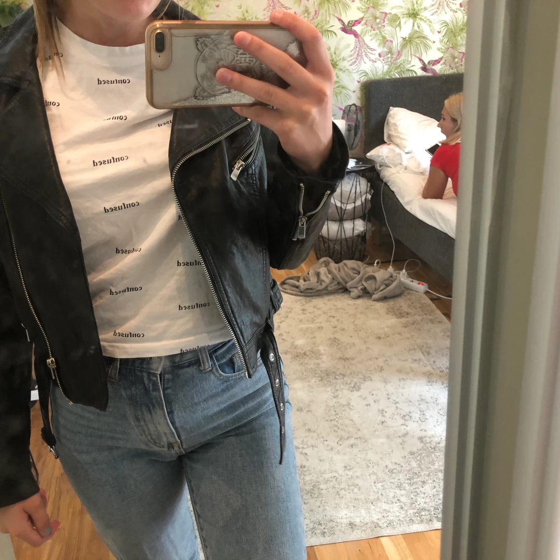 Skinnjacka ifrån mango