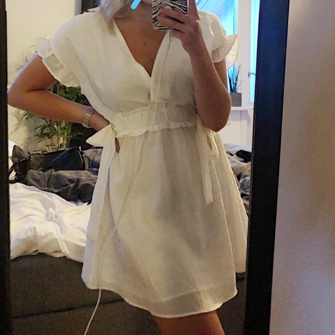 Vit sommarklänning - 90