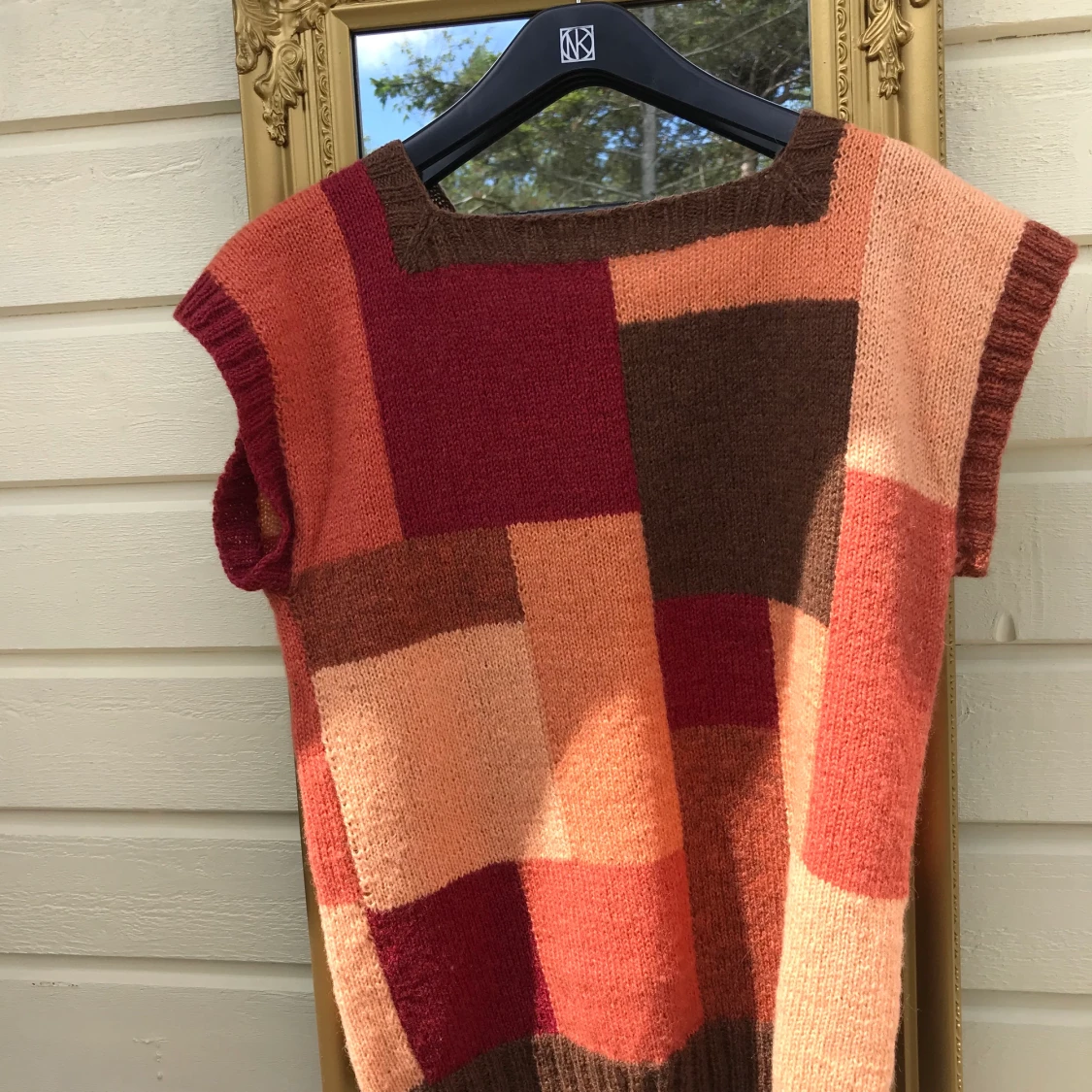 Stickad väst - 90