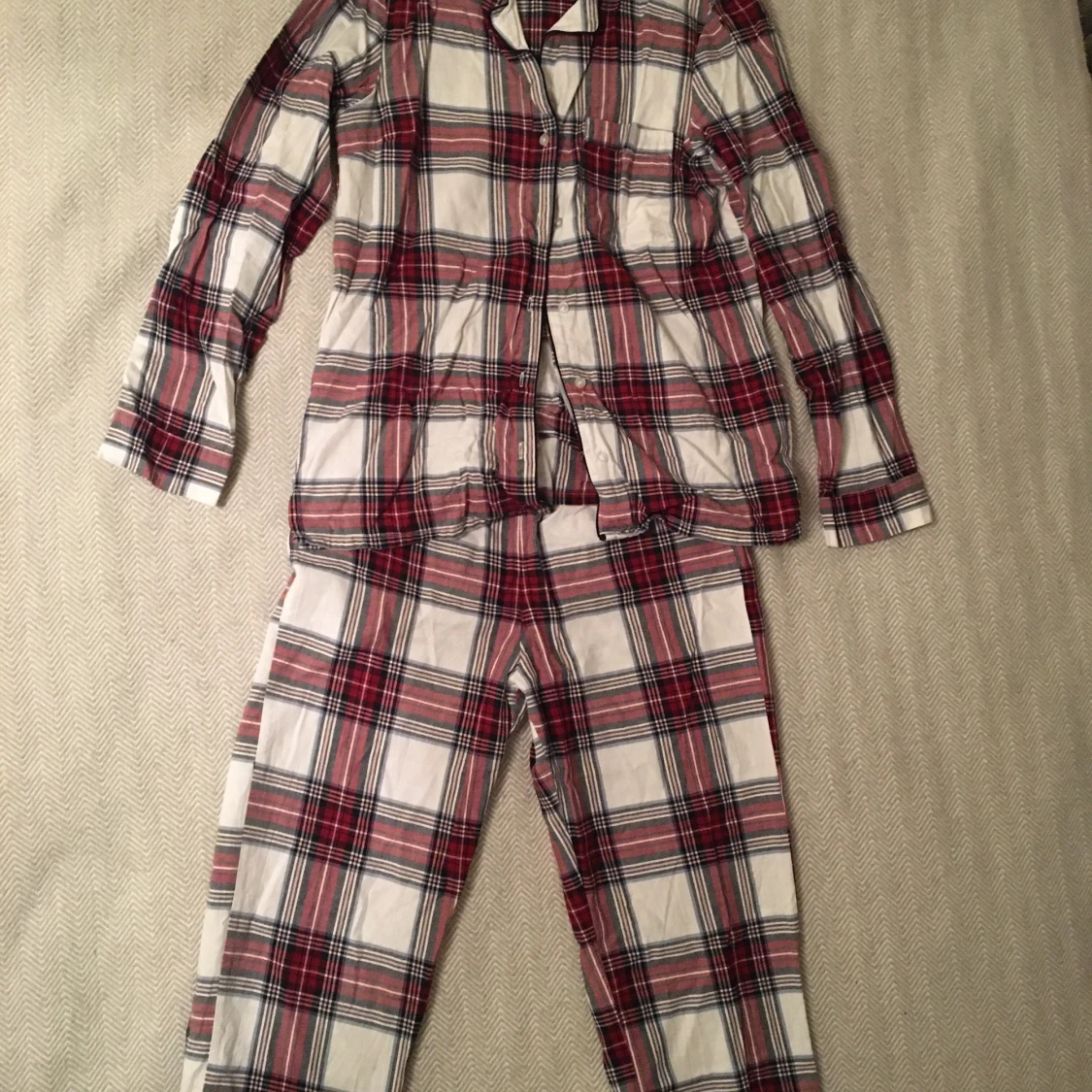 Rutig flanell pyjamas - 90