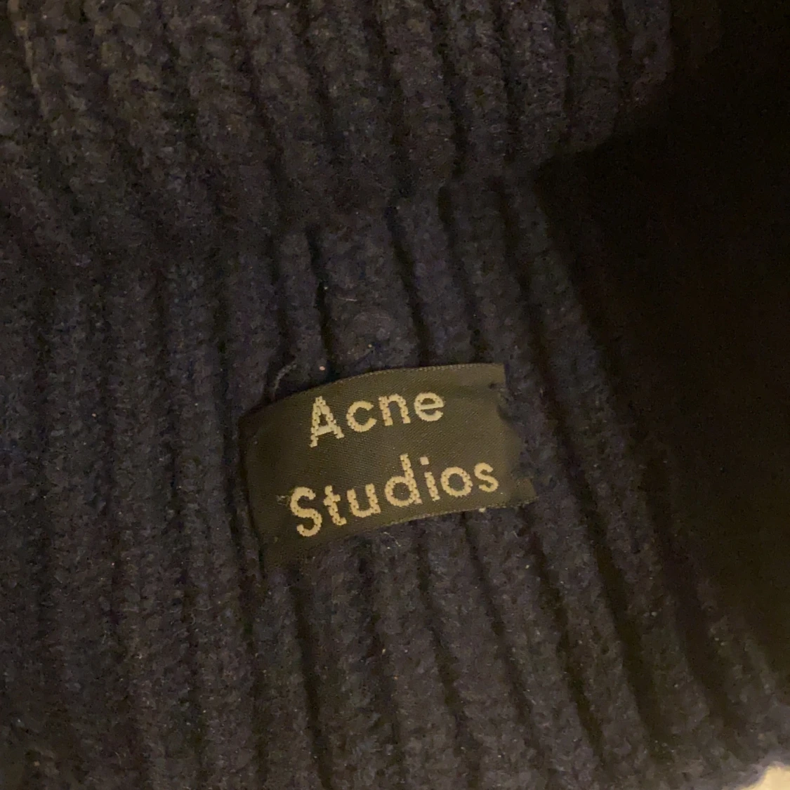 Acne studios mössa, navy blue - 90