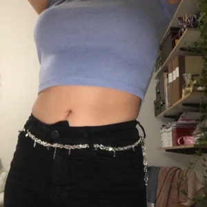 Blå kort tröja - Baby blue