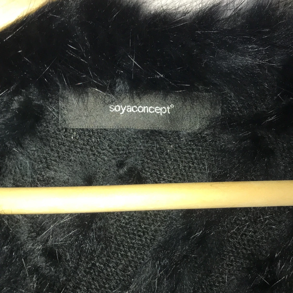 Äkta päls poncho - 91