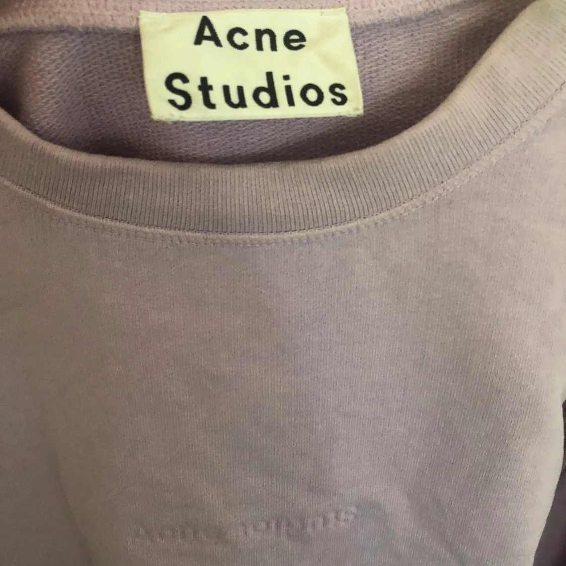 Lila Acne sweatshirt  - 90