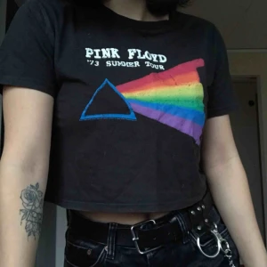  - pris är förhandlingsbart vid snabb affär✨ köper du flera plagg får du rabatt⭐️ pink floyd crop top! är gråsvart i färgen och printen ska se "faded" ut <3