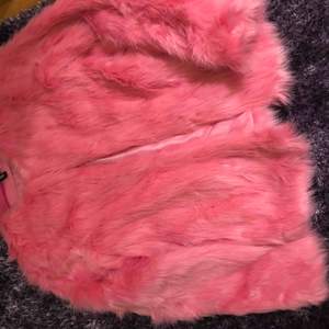 New unused Pink fur jacket size 34-36