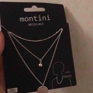  - Silver halsband, aldrig använd. Ordinarie pris 98kr men säljer det för 60.