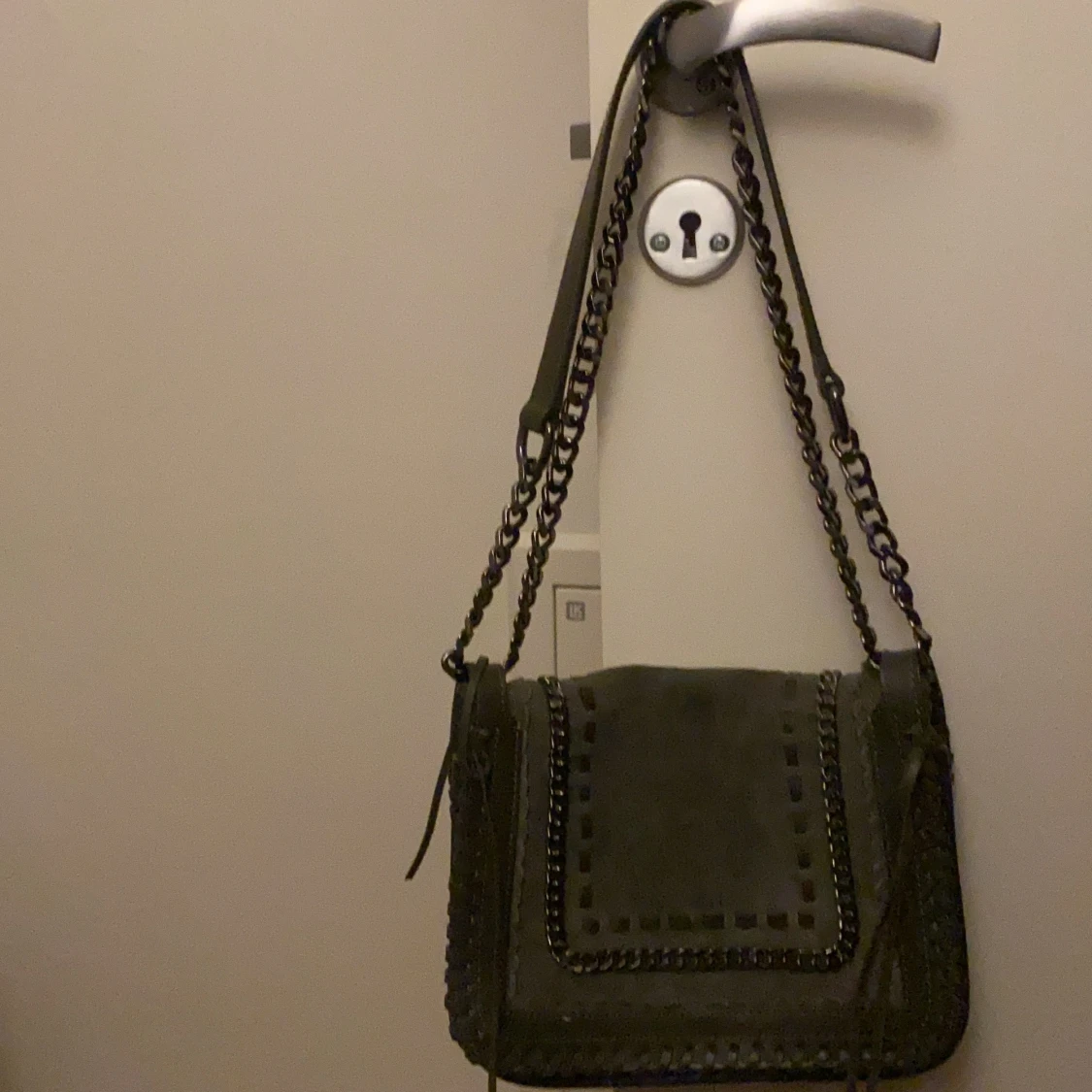 Zara väska grön 