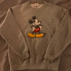 Super snygg grå mickey mouse collegetröja från Disney store. Super bra skick och är i storlek S. Köpare står för frakt <3