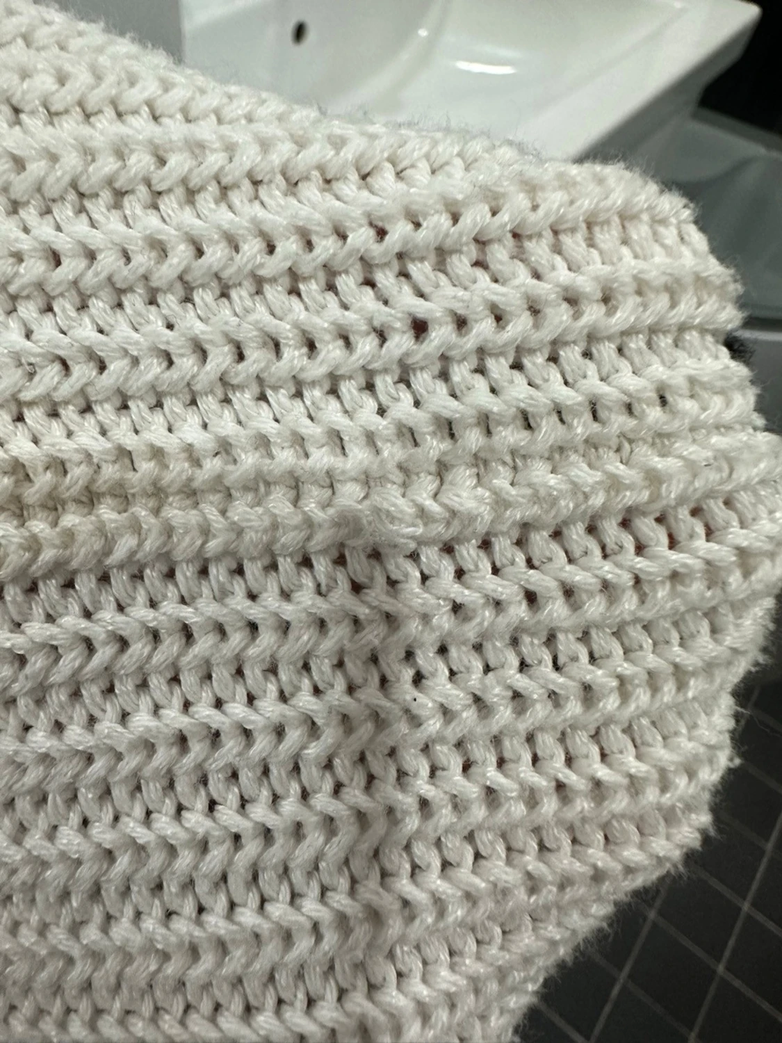 Randig stickad tröja från Object XS - 2