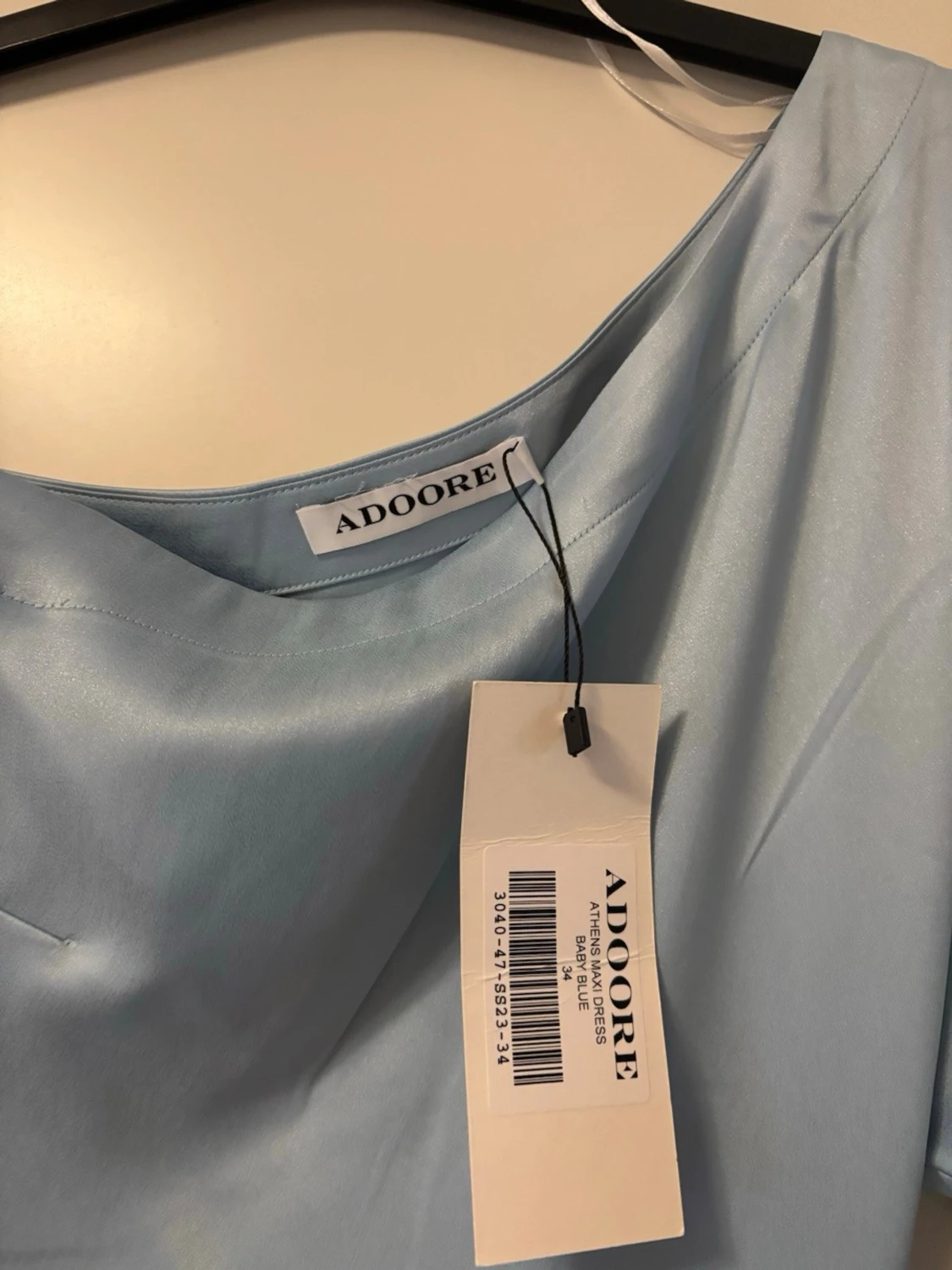 Ljusblå balklänning - 4