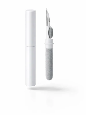 AirPods Cleaning Pen - Håll dina AirPods fräscha och rena med vår AirPods Cleaning Pen. Verktyget är speciellt designat för att ta bort smuts, damm och öronvax som samlas i högtalargaller och laddfodral.  ✔️ 3-i-1 design för noggrann rengöring ✔️ Förbättrar ljudkvaliteten ✔️ Förlänger livslängden på dina AirPods ✔️ Liten, smidig och lätt att ta med  Passar AirPods, AirPods Pro och de flesta trådlösa hörlurar.  👉 Ett måste för alla som vill ha rena hörlurar – snabbt och enkelt.