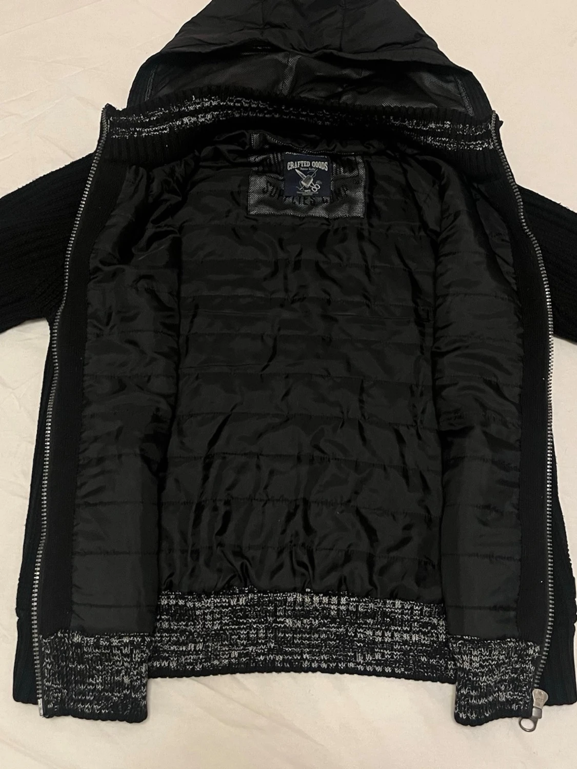 Stickad fodrad cardigan  - 6