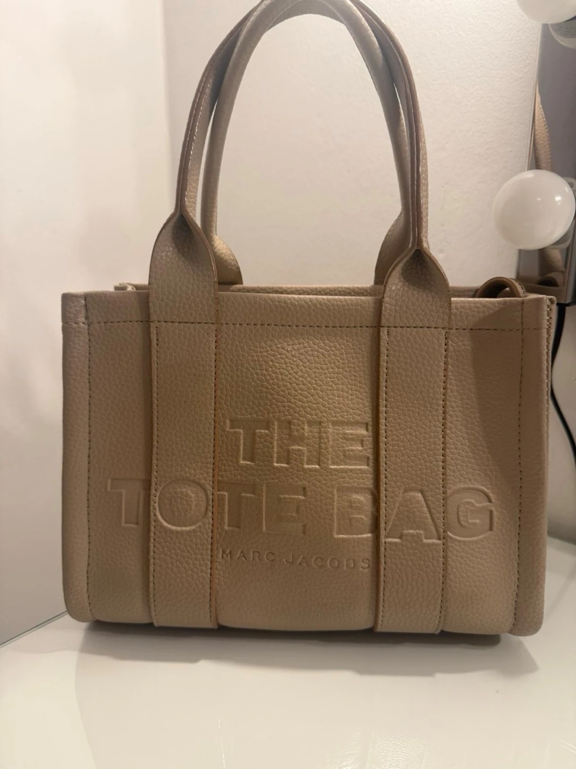 Beige Tote Bag 