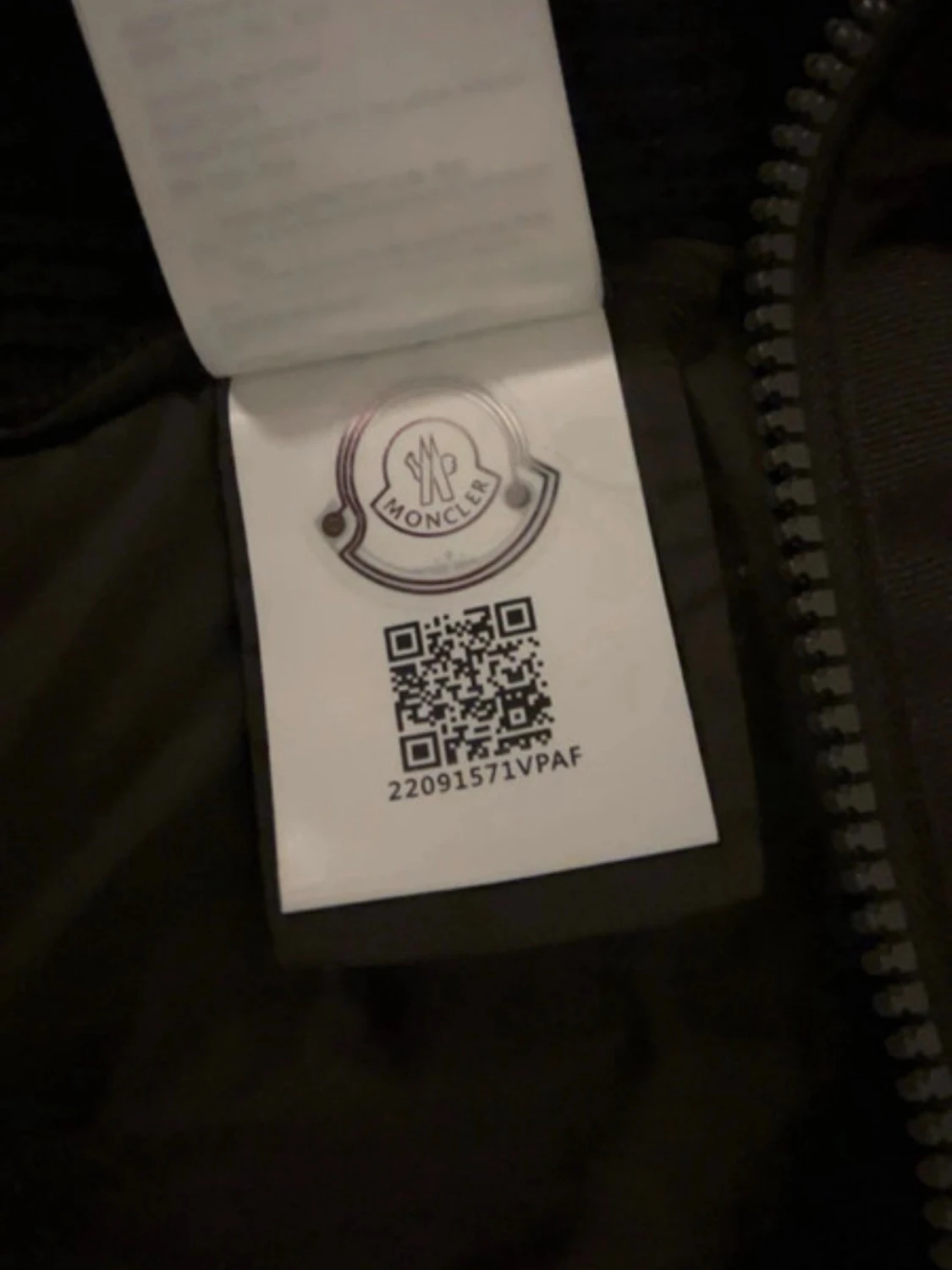 Mörk grön Moncler cardigan med huva - 5