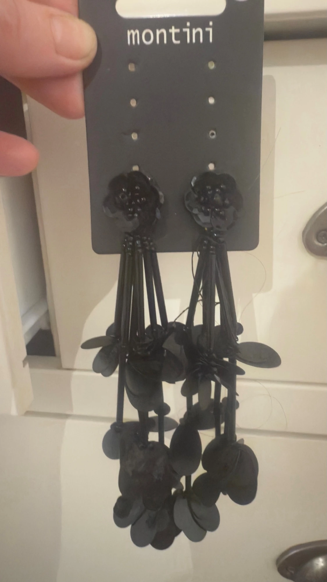 Svart paljettväst från Montini - 1