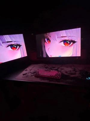 2 stycken 27 tums skärmar 180hz och 100hz.  - 2 stycken snygga 27 tums skärmar som funkar perfekt. En är 180HZ och en är 100HZ. För fler bilder och info meddela mig privat.